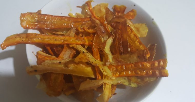 Chips de carottes et de panais