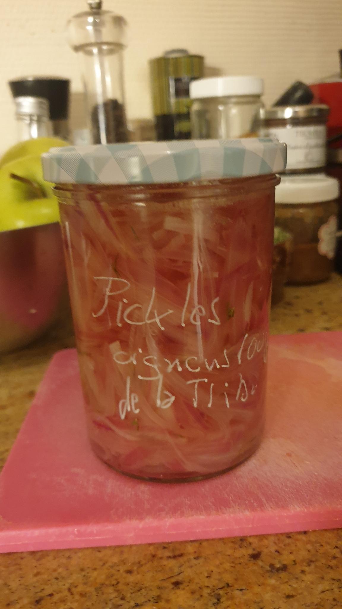 Pickles d’oignons rouges