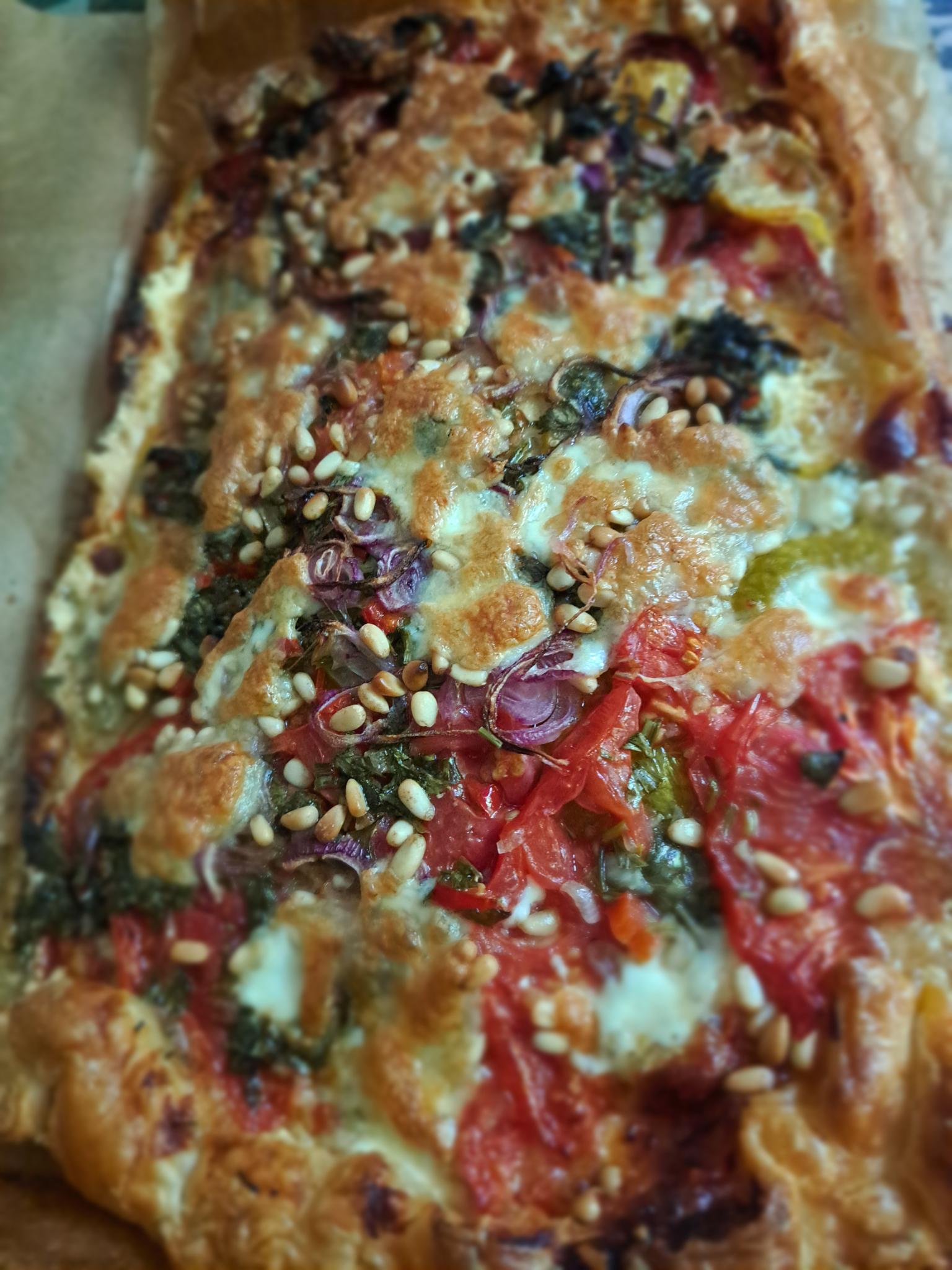 Tarte rustique aux tomates