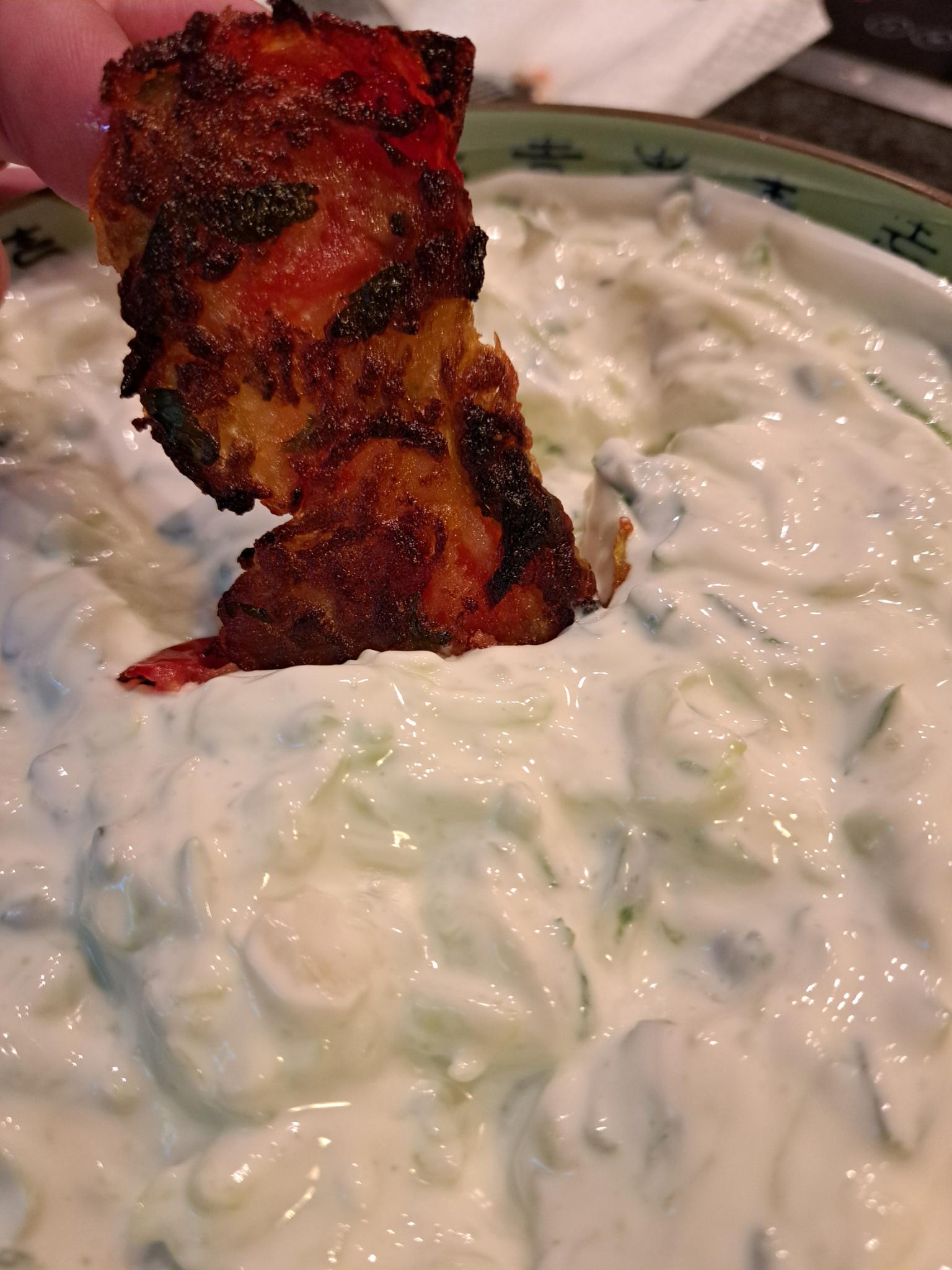 Galettes de tomates grecques (tomatokeftedes)